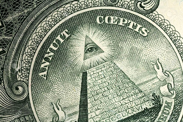 piramide e l'occhio sul dollaro