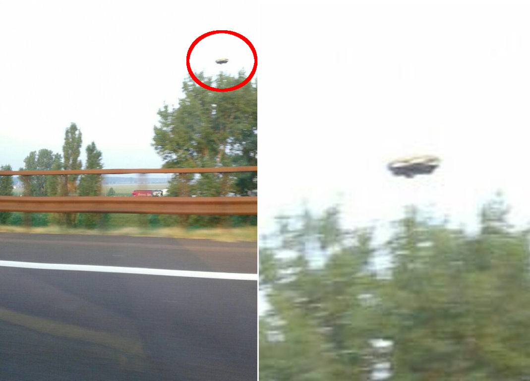 avvistamento ufo autostrada a1