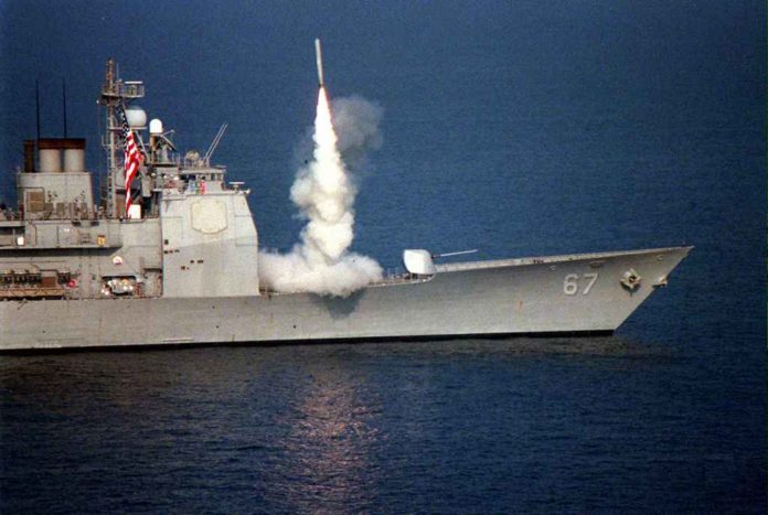 portaerei americana attacco missilistico