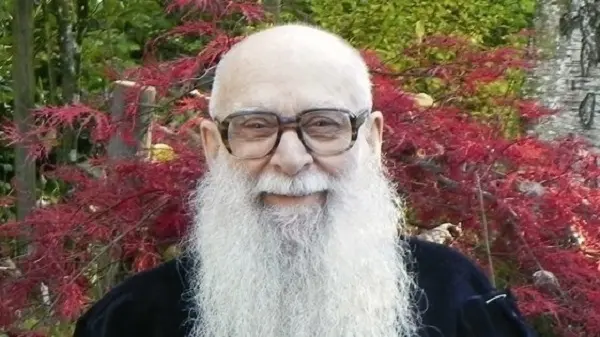 Ritratto di Eduard Billy Meier in primo piano