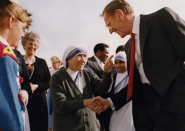 Charles Keating con Madre Teresa