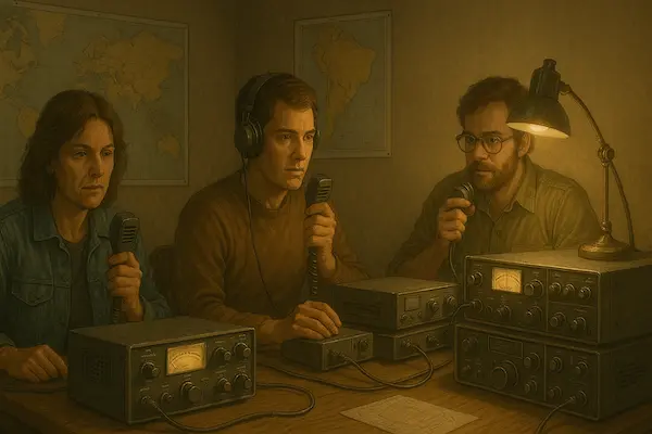 Radioamatori anni ’80 su Friendship Island