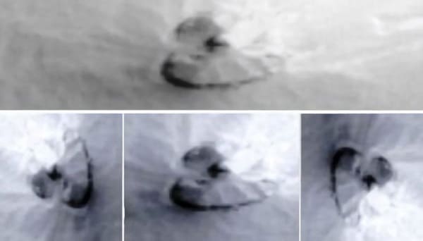 Immagini della navicella spaziale su Marte.