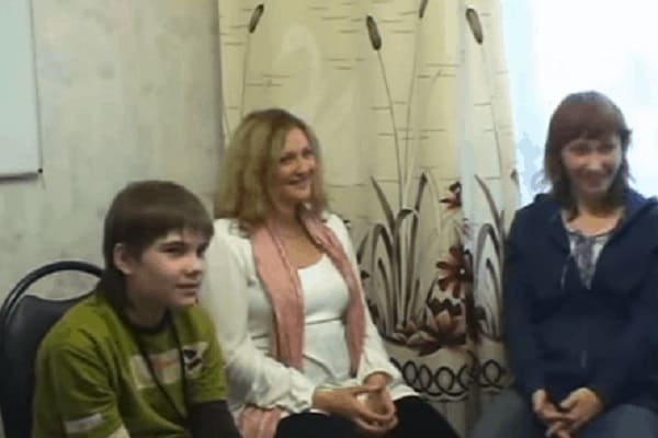 Boris Kipriyanovich e famiglia
