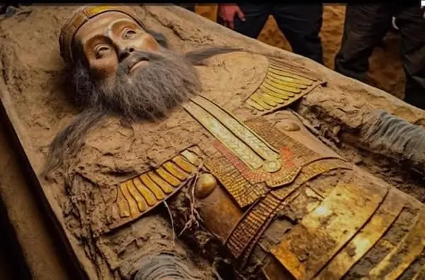 Statua raffigurante Gilgamesh, attribuzione incerta